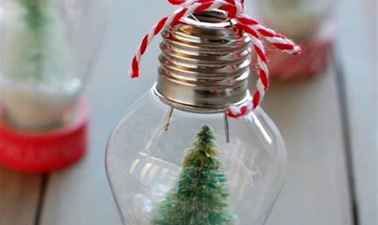 Easy DIY Light Bulb Ornaments: Upcycled Charm! The DIY Hub: Creative Crafts, Repairs & Life Hacks Easy DIY Light Bulb Ornaments: Upcycled Charm! | The DIY Hub: Creative Crafts, Repairs & Life Hacks
