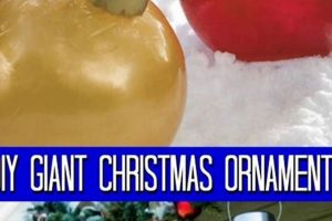 Easy DIY Giant Christmas Ornaments: Make Your Own! The DIY Hub: Creative Crafts, Repairs & Life Hacks Easy DIY Giant Christmas Ornaments: Make Your Own! | The DIY Hub: Creative Crafts, Repairs & Life Hacks