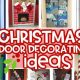Easy DIY Christmas Door Decor Ideas for a Festive Door! | The DIY Hub: Creative Crafts, Repairs & Life Hacks