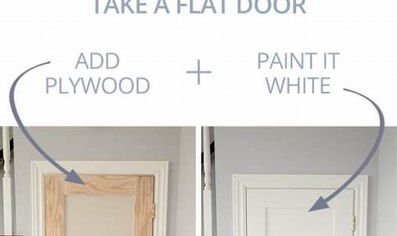Easy DIY Interior Door Makeover !