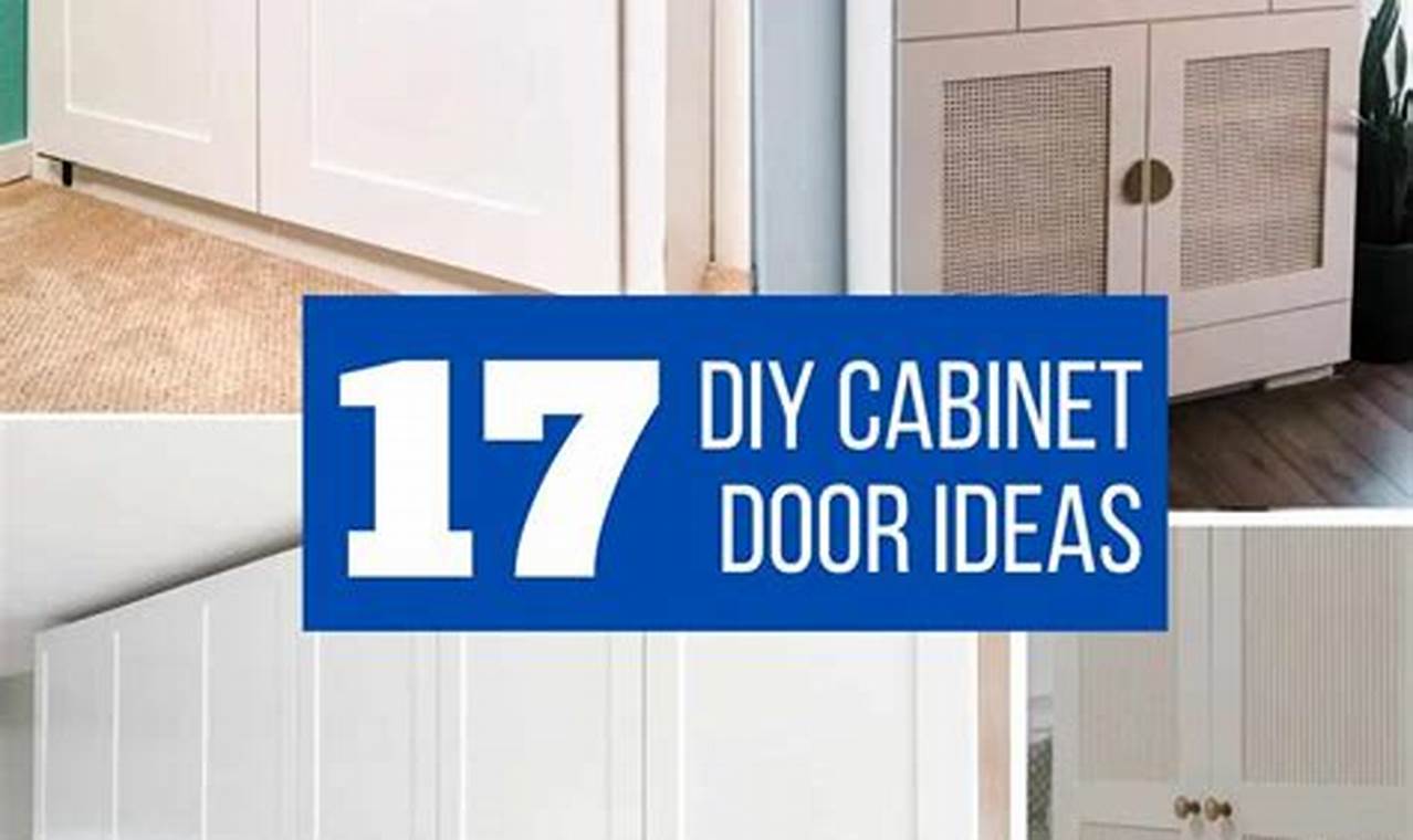 DIY Cabinet Door Ideas: Easy Updates + More!
