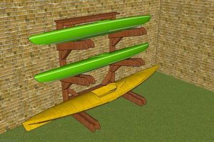 Build Your Own: DIY Wood Kayak Rack Plans - Guide The DIY Hub: Creative Crafts, Repairs & Life Hacks Build Your Own: DIY Wood Kayak Rack Plans - Guide | The DIY Hub: Creative Crafts, Repairs & Life Hacks