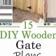 Easy DIY Wood Gate Plans: Build Your Own! | The DIY Hub: Creative Crafts, Repairs & Life Hacks
