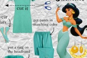 Princess Jasmine Outfit DIY: A Magical Look on a Budget! | The DIY Hub: Creative Crafts, Repairs & Life Hacks