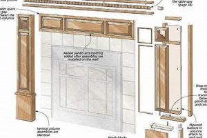 Easy DIY Fireplace Mantel Surround Plans [Designs & Ideas] | The DIY Hub: Creative Crafts, Repairs & Life Hacks