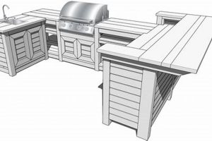 Free DIY Outdoor Kitchen Plans PDF: Build Your Dream! | The DIY Hub: Creative Crafts, Repairs & Life Hacks