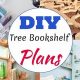 Build a Rustic Tree Bookcase DIY Project (+Tips) | The DIY Hub: Creative Crafts, Repairs & Life Hacks
