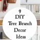 Rustic DIY Tree Branch Decor: Nature's Touch | The DIY Hub: Creative Crafts, Repairs & Life Hacks