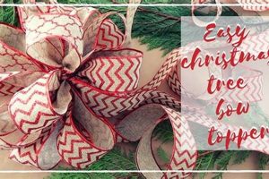Easy DIY Bow for Christmas Tree Topper Ideas! The DIY Hub: Creative Crafts, Repairs & Life Hacks Easy DIY Bow for Christmas Tree Topper Ideas! | The DIY Hub: Creative Crafts, Repairs & Life Hacks