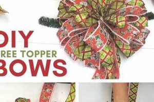 Easy DIY Tree Bow Topper Ideas + Tutorials The DIY Hub: Creative Crafts, Repairs & Life Hacks Easy DIY Tree Bow Topper Ideas + Tutorials | The DIY Hub: Creative Crafts, Repairs & Life Hacks