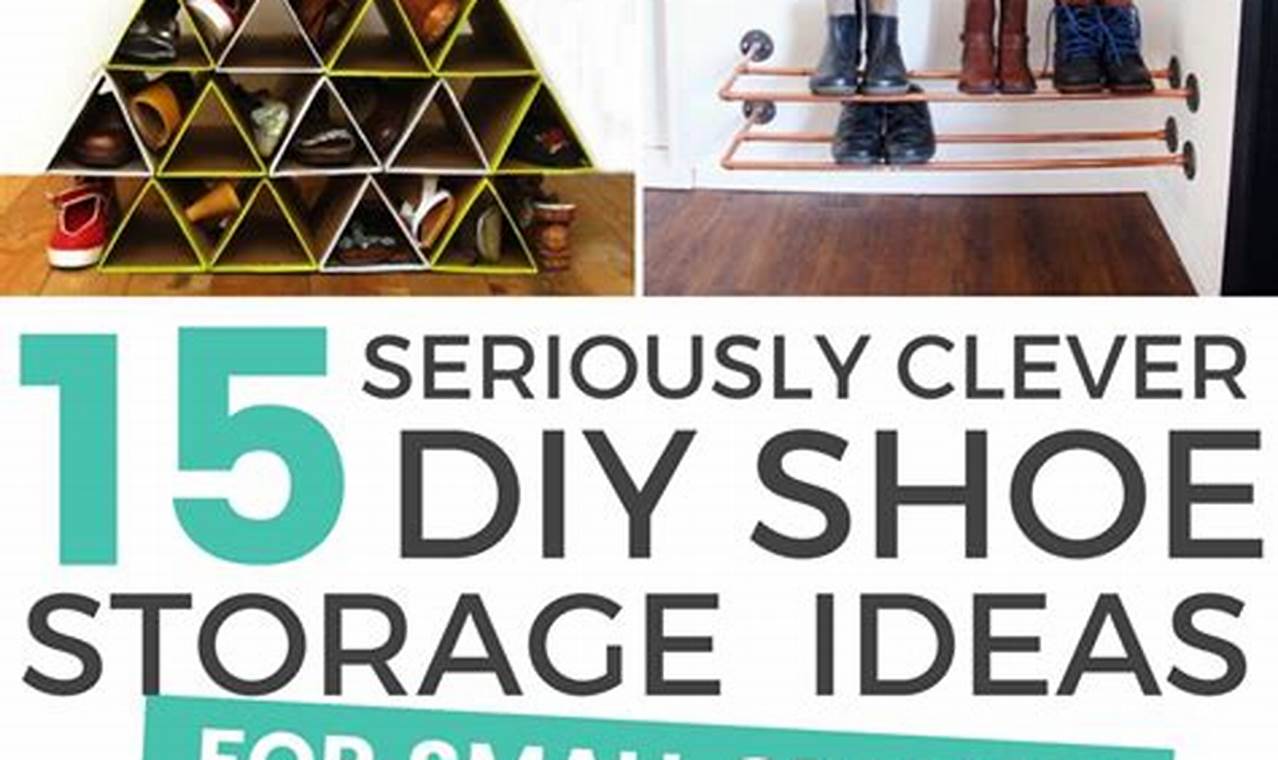 Clever DIY Shoe Storage Ideas for Small Spaces on a Budget