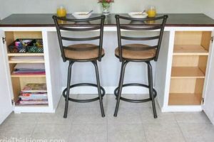 Build Your Own DIY Kitchen Bar with Storage & Stools! | The DIY Hub: Creative Crafts, Repairs & Life Hacks