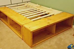 Clever DIY Bed Frame with Storage Ideas & Plans | The DIY Hub: Creative Crafts, Repairs & Life Hacks