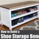 Build a DIY Shoe Storage Bench Today + Ideas! | The DIY Hub: Creative Crafts, Repairs & Life Hacks