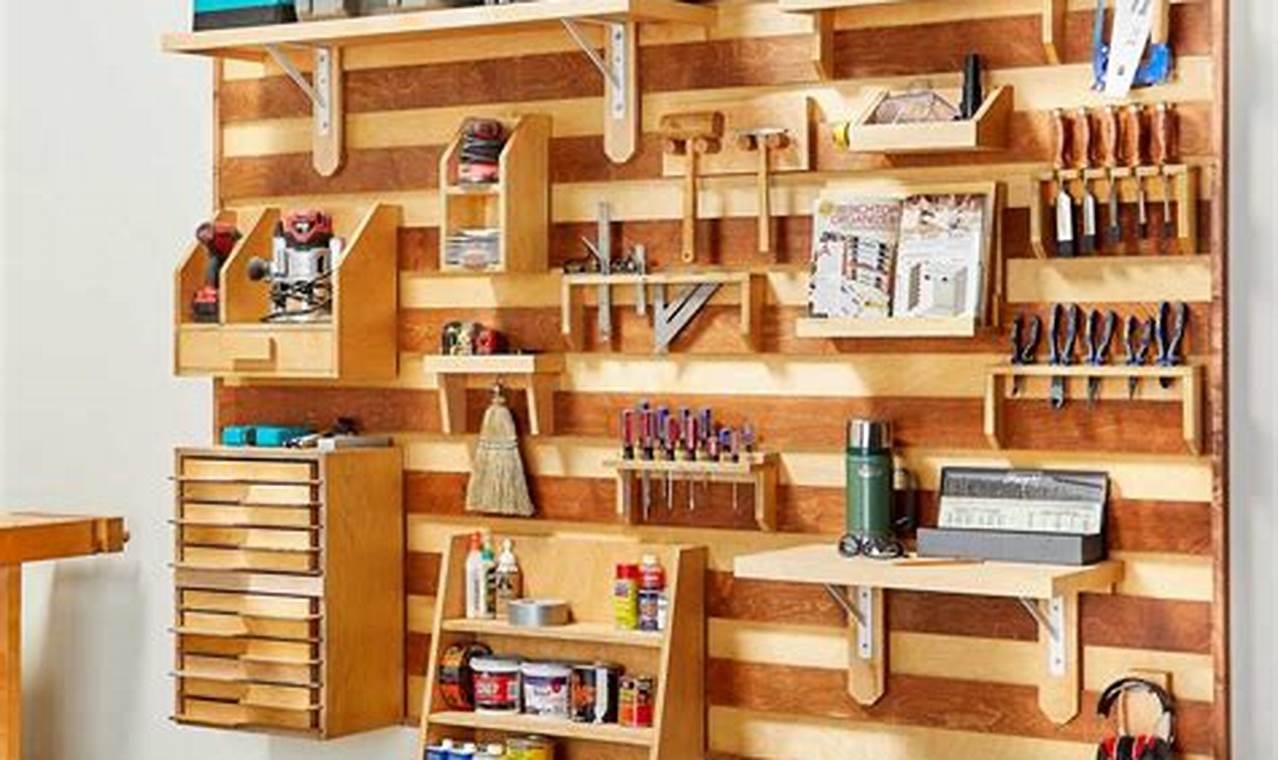 Clever DIY Tool Storage Ideas & Solutions