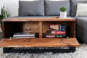 Easy DIY Coffee Table with Storage Ideas & Plans | The DIY Hub: Creative Crafts, Repairs & Life Hacks