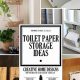 Clever DIY Toilet Paper Storage Ideas: Easy & Stylish | The DIY Hub: Creative Crafts, Repairs & Life Hacks