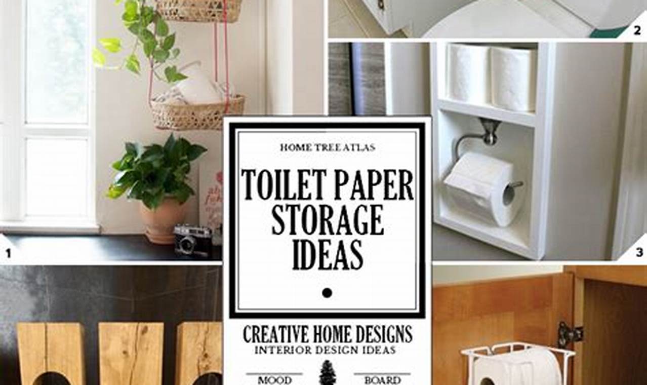 Clever DIY Toilet Paper Storage Ideas: Easy & Stylish