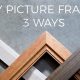 Easy DIY Wood Picture Frame Ideas + Tips | The DIY Hub: Creative Crafts, Repairs & Life Hacks
