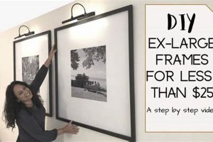 Easy DIY Large Picture Frame Ideas: Size Matters! The DIY Hub: Creative Crafts, Repairs & Life Hacks Easy DIY Large Picture Frame Ideas: Size Matters! | The DIY Hub: Creative Crafts, Repairs & Life Hacks