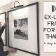Easy DIY Large Picture Frame Ideas: Size Matters! | The DIY Hub: Creative Crafts, Repairs & Life Hacks