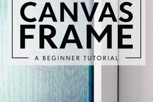 Easy DIY Frame for Canvas Art + Ideas! | The DIY Hub: Creative Crafts, Repairs & Life Hacks