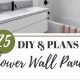 DIY Cheap Shower Wall Panels: Easy & Waterproof Walls! | The DIY Hub: Creative Crafts, Repairs & Life Hacks