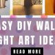 Easy DIY Wall Light Ideas: Brighten Your Walls | The DIY Hub: Creative Crafts, Repairs & Life Hacks
