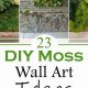 Easy DIY Moss Wall Art: Green Your Space Now! | The DIY Hub: Creative Crafts, Repairs & Life Hacks