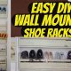 Wall-Mounted DIY Shoe Rack: Plans &amp; Easy Install | The DIY Hub: Creative Crafts, Repairs & Life Hacks
