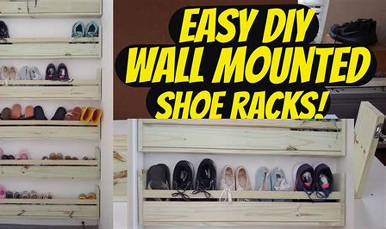 Wall-Mounted DIY Shoe Rack: Plans & Easy Install The DIY Hub: Creative Crafts, Repairs & Life Hacks Wall-Mounted DIY Shoe Rack: Plans & Easy Install | The DIY Hub: Creative Crafts, Repairs & Life Hacks