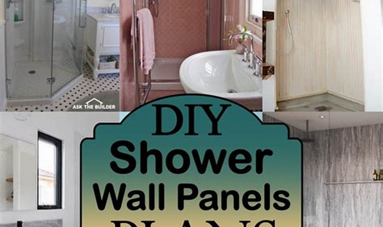Easy Shower Wall Panels DIY: Transform Your Bath! The DIY Hub: Creative Crafts, Repairs & Life Hacks Easy Shower Wall Panels DIY: Transform Your Bath! | The DIY Hub: Creative Crafts, Repairs & Life Hacks
