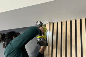 DIY Wood Slat Wall: Easy Install & Design Ideas | The DIY Hub: Creative Crafts, Repairs & Life Hacks