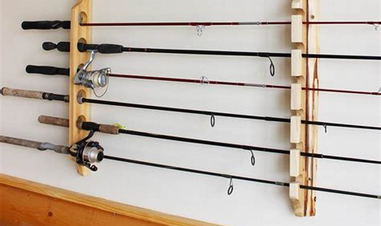 Build a DIY Fishing Rod Wall Rack: Wall Storage! | The DIY Hub: Creative Crafts, Repairs & Life Hacks