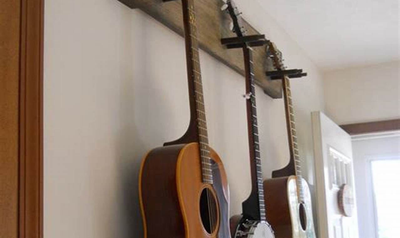 Build a DIY Guitar Wall Stand: Space-Saving Display The DIY Hub: Creative Crafts, Repairs & Life Hacks Build a DIY Guitar Wall Stand: Space-Saving Display | The DIY Hub: Creative Crafts, Repairs & Life Hacks