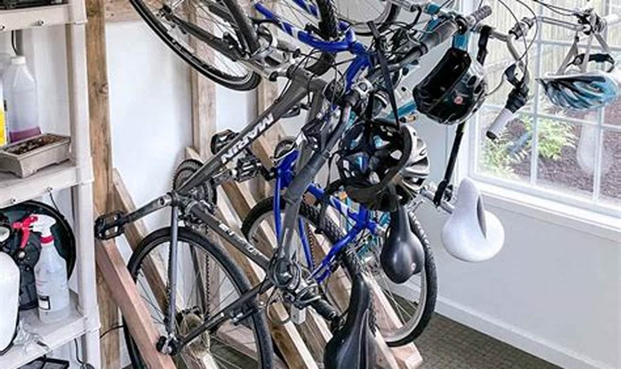 Space-Saving DIY Wall Bike Rack Ideas + Plans! | The DIY Hub: Creative Crafts, Repairs & Life Hacks