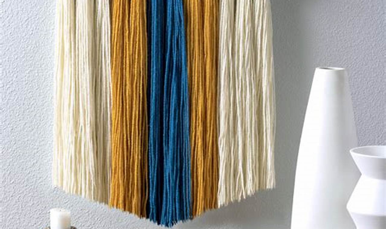 Wall Art Wonders: Yarn Wall Hanging DIY Ideas | The DIY Hub: Creative Crafts, Repairs & Life Hacks