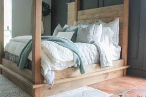 Build Your Dream DIY 4 Poster Bed Frame + Plans! The DIY Hub: Creative Crafts, Repairs & Life Hacks Build Your Dream DIY 4 Poster Bed Frame + Plans! | The DIY Hub: Creative Crafts, Repairs & Life Hacks