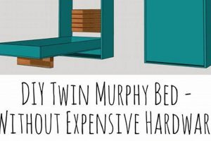 Build a Space-Saving DIY Twin Murphy Bed [Easy Guide] | The DIY Hub: Creative Crafts, Repairs & Life Hacks