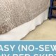 Sew a DIY Bed Skirt: Easy Bed Frame Cover Ideas | The DIY Hub: Creative Crafts, Repairs & Life Hacks