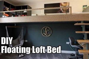 DIY Magic: Floating Loft Bed DIY Plans & Ideas | The DIY Hub: Creative Crafts, Repairs & Life Hacks