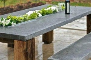 Build a Budget DIY Outdoor Concrete Table [Easy Guide] | The DIY Hub: Creative Crafts, Repairs & Life Hacks