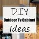 Build a Cool DIY Outdoor TV Cabinet + Plans & Tips | The DIY Hub: Creative Crafts, Repairs & Life Hacks