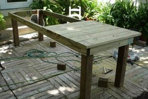Build a Rustic DIY Outdoor Farmhouse Table for Your Patio! | The DIY Hub: Creative Crafts, Repairs & Life Hacks