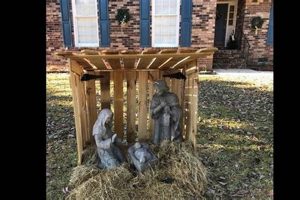 Create a Stunning DIY Outdoor Manger Scene for Christmas! | The DIY Hub: Creative Crafts, Repairs & Life Hacks