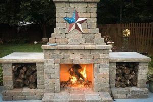 Build a DIY Outdoor Fireplace Cheap &amp; Easy! | The DIY Hub: Creative Crafts, Repairs & Life Hacks