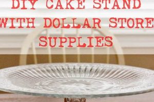 Easy DIY Cake Stand Dollar Store Ideas: Display Like a Pro! | The DIY Hub: Creative Crafts, Repairs & Life Hacks