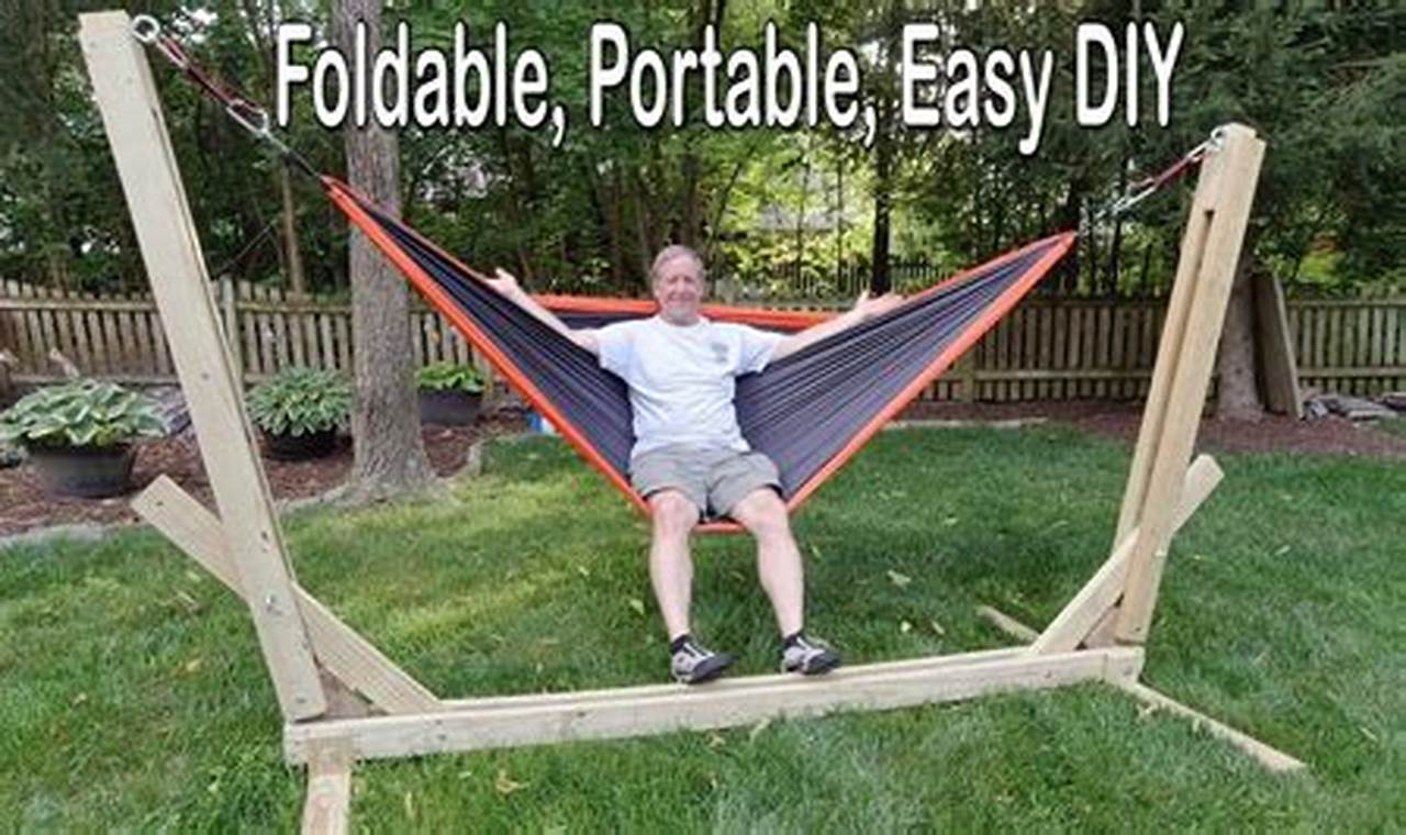 Diy Portable Hammock Standnull