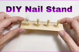 Easy Nail Stand DIY Project: Stylish & Stable! | The DIY Hub: Creative Crafts, Repairs & Life Hacks