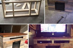Build a Custom DIY TV Stand with Fireplace (Easy!) | The DIY Hub: Creative Crafts, Repairs & Life Hacks